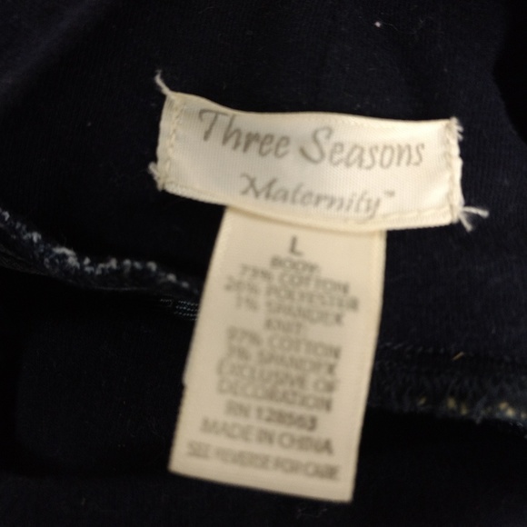 Three Seasons Maternity Jeans Size Large - Picture 4 of 5
